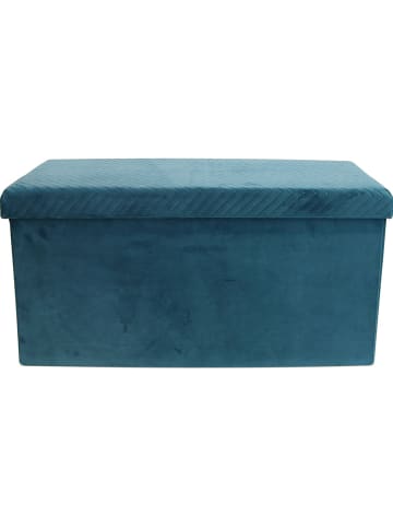 Rétro Chic Zitkist petrol - (B)76 x (H)38 x (D)38 cm