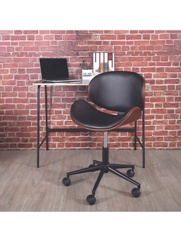 The Home Deco Kids Bürostuhl "Reno" in Schwarz - (B)51,5 x (H)77 x (T)51 cm