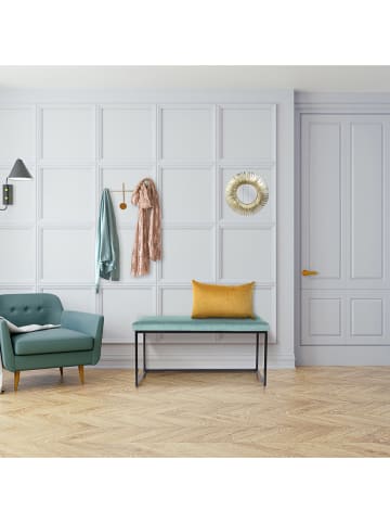 Rétro Chic Ławka "Giulia" w kolorze morskim - 100 x 49 x 39 cm