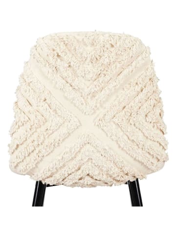 Ethnical Life Esszimmerstuhl "Mora" in Creme - (B)44 x (H)86 x (T)50 cm