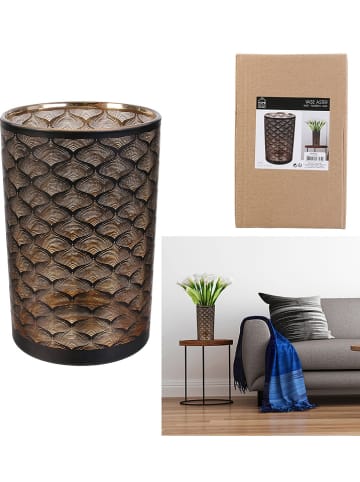 Rétro Chic Wazon "Aster" w kolorze czarnym - wys. 20 x Ø 12 cm