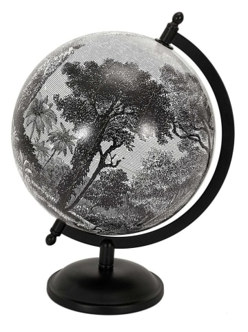 Ethnical Life Globus "Black forest" w kolorze czarno-białym - wys. 31 x Ø 21 cm