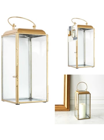 The Concept Factory Laterne in Gold - (B)15 x (H)35 x (T)15 cm