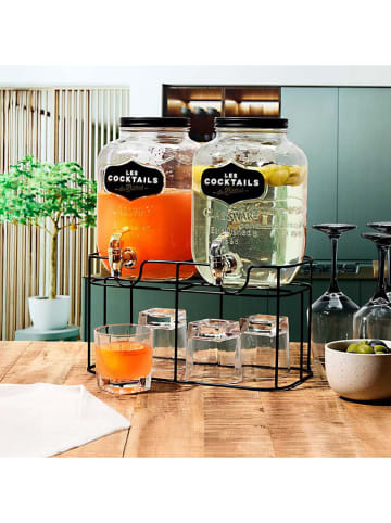 Rétro Chic 3-częściowy zestaw w kolorze czarnym - 2x 4 l