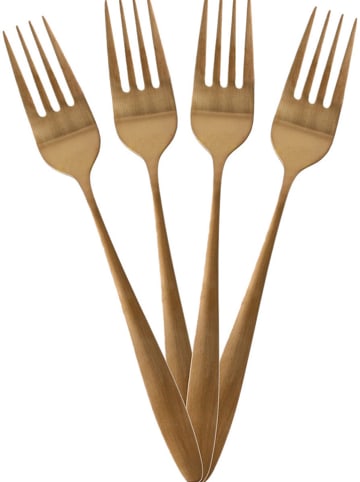 Rétro Chic 16tlg. Besteckset in Kupfer