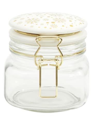 COOK CONCEPT Słoiki (2 szt.) w kolorze złoto-białym - Ø 11,5 cm