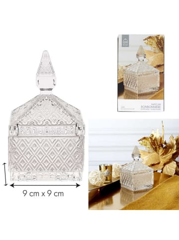 Rétro Chic Voorraadpot "Mirage" - (B)9,9 x (H)15,3 x (D)9,9 cm