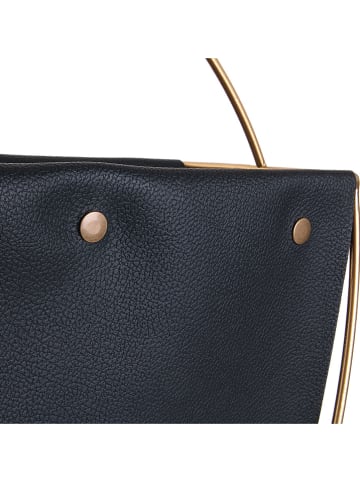 Rétro Chic Tijdschriftenhouder zwart/goudkleurig - (B)41 x (H)40 x (D)13 cm