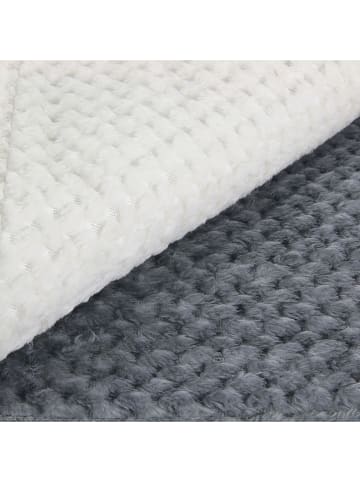 THE HOME DECO FACTORY Plaid grijs - (L)200 x (B)150 cm