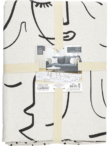 Rétro Chic Dywan "Arty" w kolorze biało-czarnym - 170 x 120 cm