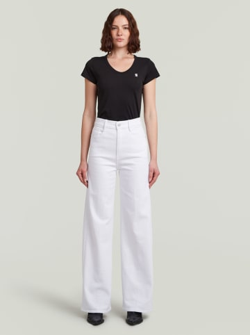 G-Star Dżinsy - Flared fit - w kolorze białym