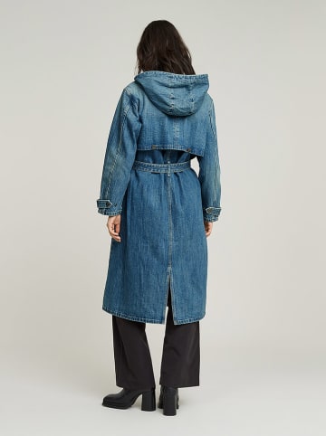 G-Star Jeanstrenchcoat in Blau