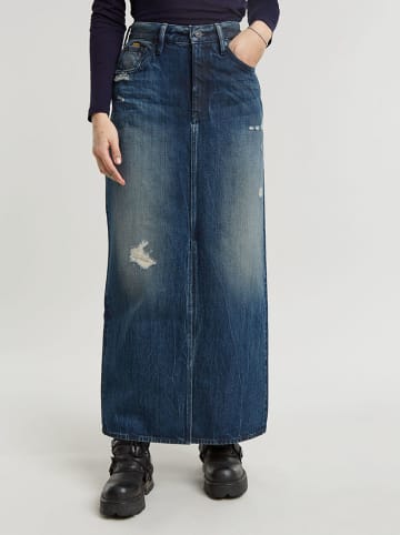 G-Star Spódnica dżinsowa "Victoria" w kolorze granatowym