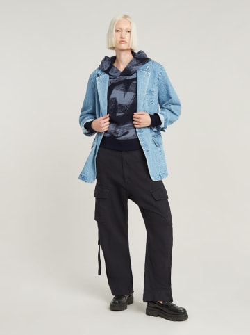 G-Star Hoodie donkerblauw/zwart