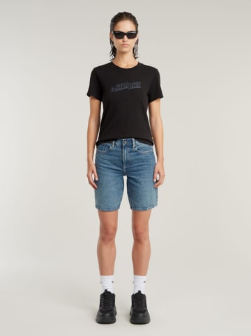 G-Star Bermudy dżinsowe w kolorze niebieskim