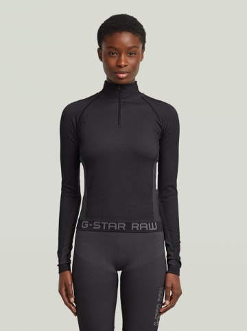 G-Star Koszulka funkcyjna w kolorze czarno-antracytowym