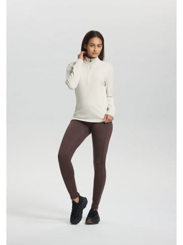 LUHTA Bluza polarowa "Kivisalmi" w kolorze kremowym