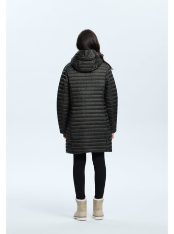 LUHTA Płaszcz pikowany "Hietois" w kolorze czarnym