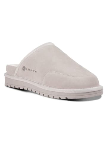 LUHTA Leder-Hausschuhe "Hupsu" in Creme