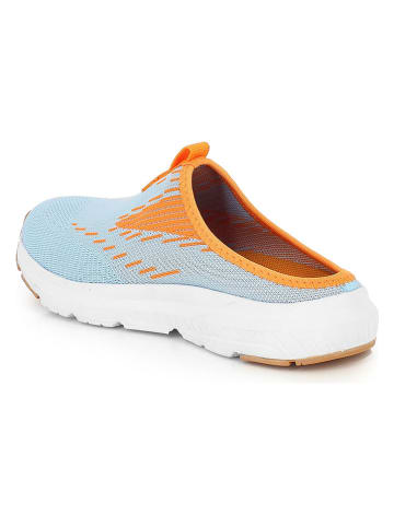 Kimberfeel Slipper "Avit" in Hellblau/ Orange