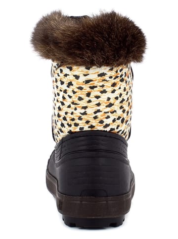 Kimberfeel Winterstiefel "Calypso" in Braun/ Gelb
