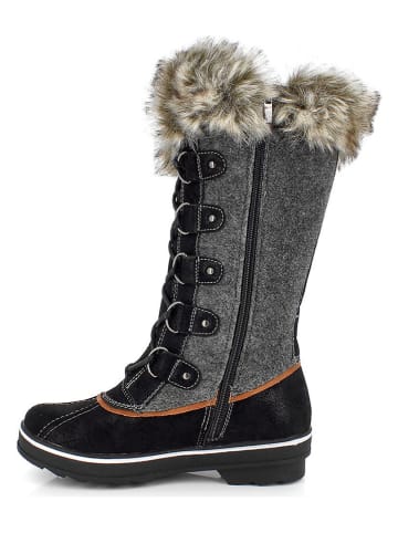 Kimberfeel Winterstiefel "Capucine" in Schwarz/ Grau