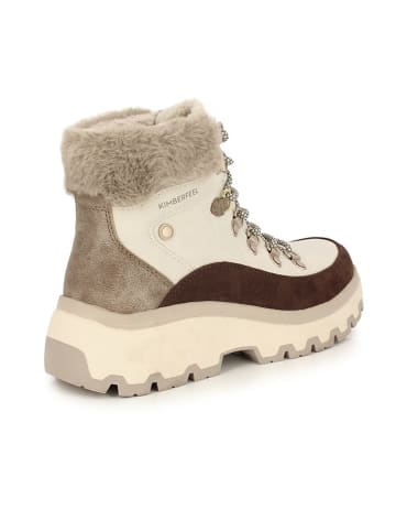 Kimberfeel Winterboots "Celina" in Beige/ Creme/ Braun