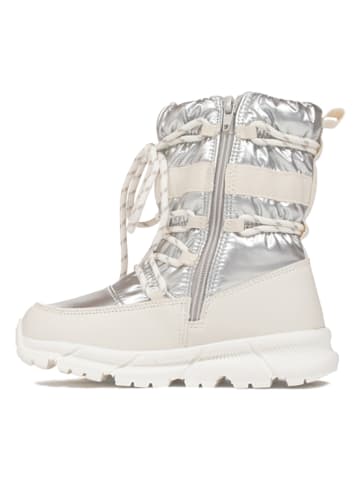 Kimberfeel Winterstiefel "Florie" in Silber/ Beige