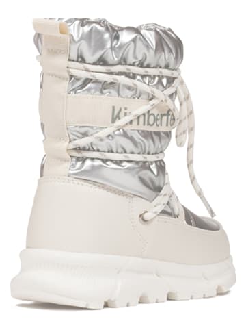 Kimberfeel Winterstiefel "Florie" in Silber/ Beige