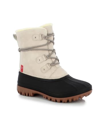 Kimberfeel Winterstiefel "Hortence" in Creme/ Schwarz