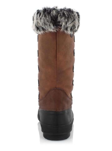 Kimberfeel Winterstiefel "Kelyne" in Hellbraun/ Schwarz