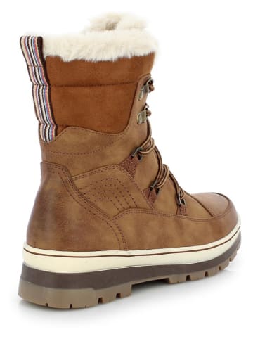 Kimberfeel Winterstiefel "Lina" in Hellbraun