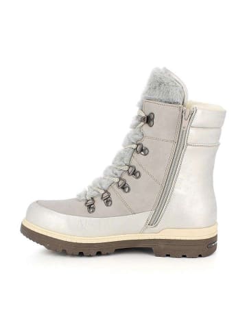 Kimberfeel Botki zimowe "Lou" w kolorze srebrno-szarym