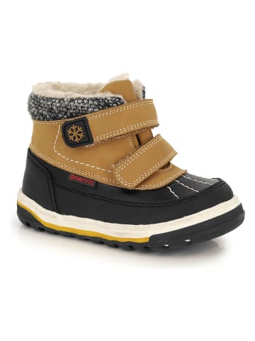 Kimberfeel Winterboots "Thais" in Hellbraun/ Schwarz