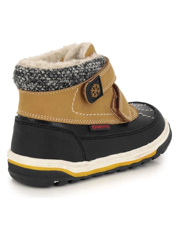 Kimberfeel Winterboots "Thais" lichtbruin/zwart