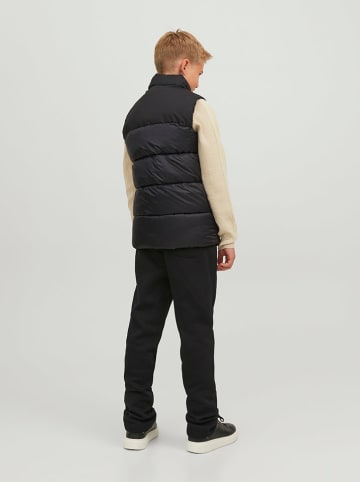 JACK & JONES Junior Doorgestikte bodywarmer ''Toby'' zwart