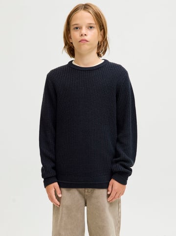 JACK & JONES Junior Sweter "Kaito" w kolorze granatowym