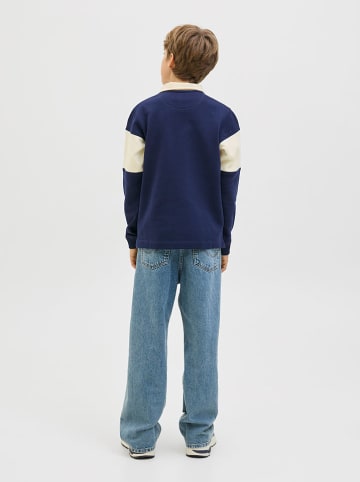 JACK & JONES Junior Poloshirt "Bro" donkerblauw/crème