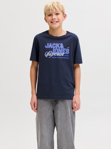 JACK & JONES Junior Shirt "Logo" donkerblauw