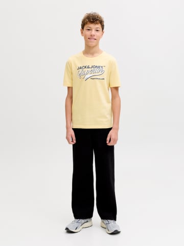 JACK & JONES Junior Shirt "Logo" geel