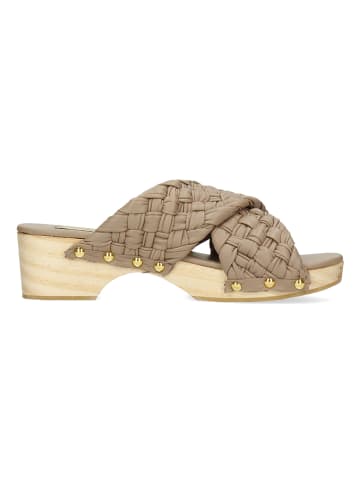 MELVIN & HAMILTON Leder-Clogs "Sina 2" in Beige