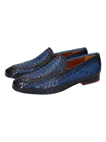 MELVIN & HAMILTON Leren mocassins "Clive 22" donkerblauw