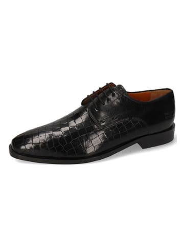 MELVIN & HAMILTON Leder-Schnürschuhe "Alex 1" in Schwarz