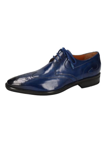 MELVIN & HAMILTON Leder-Schnürschuhe "Elvis 63" in Blau
