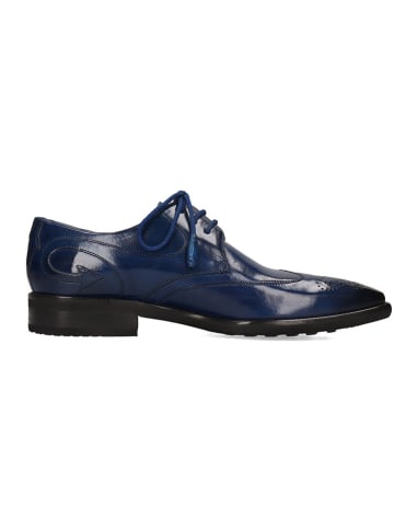 MELVIN & HAMILTON Leder-Schnürschuhe "Elvis 63" in Blau