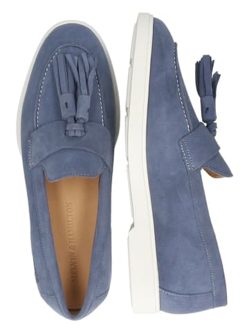 MELVIN & HAMILTON Leren mocassins "Filippa 2" blauw