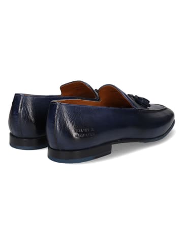 MELVIN & HAMILTON Leren mocassins "Clive 20" donkerblauw