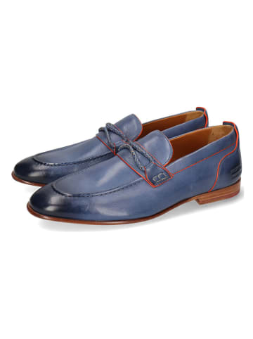 MELVIN & HAMILTON Leder-Mokassins "Santo 1" in Blau