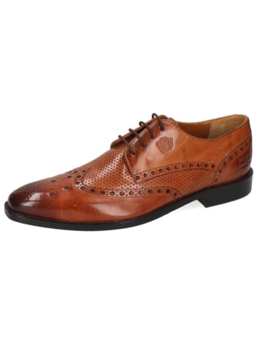 MELVIN & HAMILTON Leren veterschoenen "Martin 15" lichtbruin