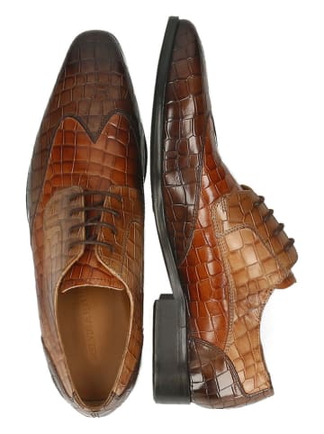 MELVIN & HAMILTON Leder-Schnürschuhe "Lance 9" in Hellbraun